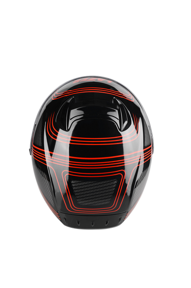 Kask Motocyklowy LAZER RAFALE Darkside (kol. Czarny - Czerwony) rozm. M