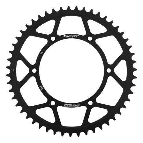 SUPERSPROX ZĘBATKA TYLNA 270 51 YAMAHA YZ/YZF/WRF '99-'18 (JTR251.51) (JTR245/2.51) KOLOR CZARNY STALOWA