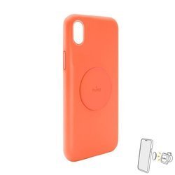 PURO ICON+ Cover - Etui magnetyczne iPhone XR (fluo pomarańczowy)