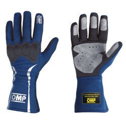 Rękawice rajdowe OMP MISTRAL niebieskie (homologacja FIA 8856-2000)