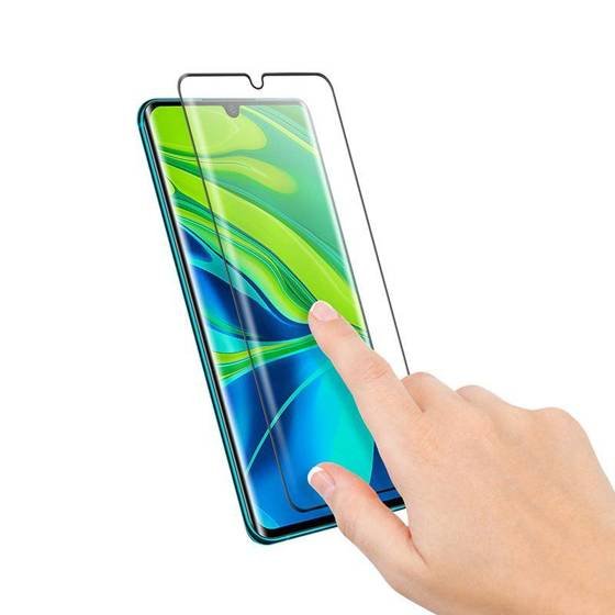 Crong 3D Armour Glass – Szkło hartowane 9H na cały ekran Xiaomi Mi Note 10 / Mi Note 10 Pro + ramka instalacyjna